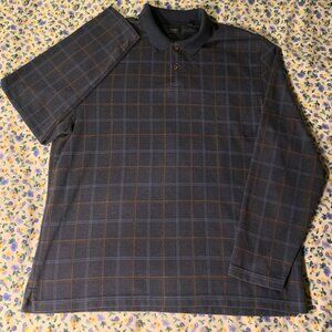 Vintage XXL Oversized Arrow Y2K Long Sleeve Polo